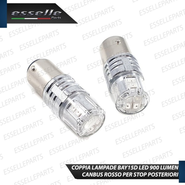 Coppia Lampade LED BAY15D Stop / Posizione Posteriori per APRILIA SR 50 2008-2012 Street