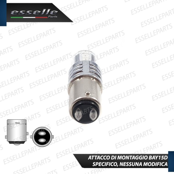 Lampada Singola LED BAY15D Stop / Posizione Posteriore per APRILIA SR 50 2005-2007