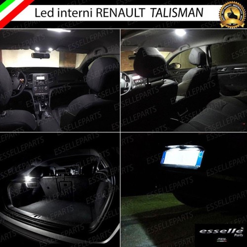 Kit LED Interni + Targa Per Renault Talisman 6000K Canbus