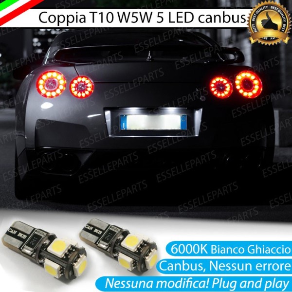 Luci Targa Led Canbus NISSAN GT-R 6000K Luce Bianca No Error