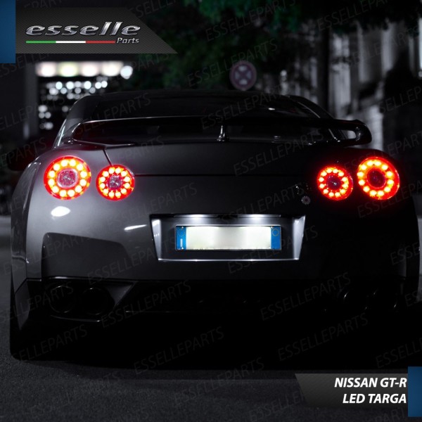 Kit LED Interni + LED Targa Per Nissan GTR R35 6000K Canbus
