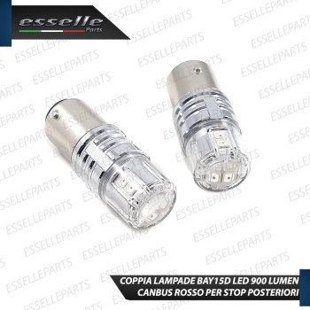 Coppia Lampade LED BAY15D Stop / Posizione Posteriori per APRILIA Atlantic 500 2001-2002