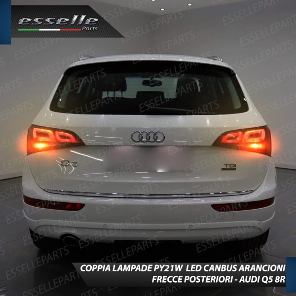 Lampada PY21W BAU15S Canbus AUDI Q5 8R ARANCIONE FRECCE Luce AMBRA