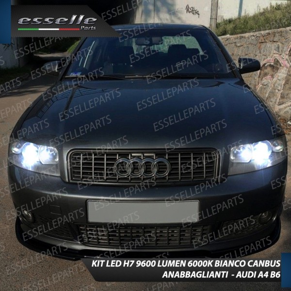 Kit Full LED H7 9600 LUMEN Anabbaglianti AUDI A4 B6