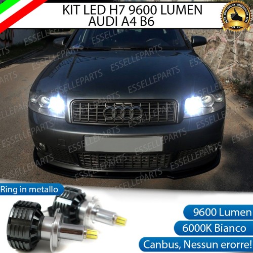 Kit Full LED H7 9600 LUMEN Abbaglianti AUDI A4 B6
