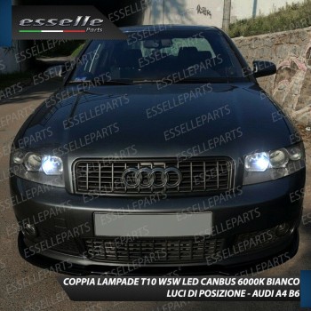 Conversione Fari Full LED 6000k canbus AUDI A4 B6 Luce Bianca No Error