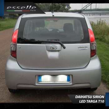 Luci Targa 5 LED Canbus 6000K per DAIHATSU SIRION