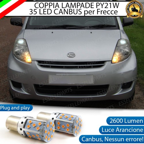 Coppia Frecce Anteriori PY21W 35 LED Canbus DAIHATSU SIRION