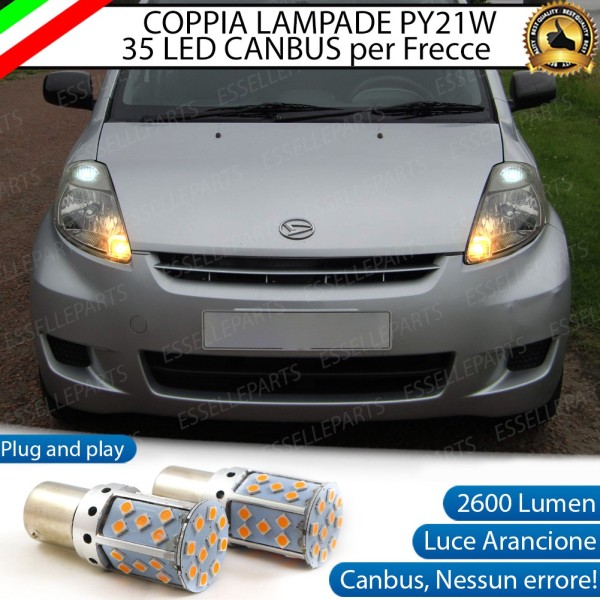 Coppia Frecce Anteriori PY21W 35 LED Canbus DAIHATSU SIRION