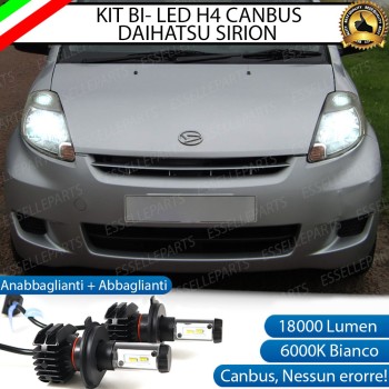 Kit Full LED H4 18000 LUMEN Anabbaglianti + Abbaglianti per DAIHATSU SIRION