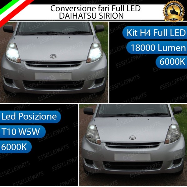 Conversione Fari Full LED DAIHATSU SIRION