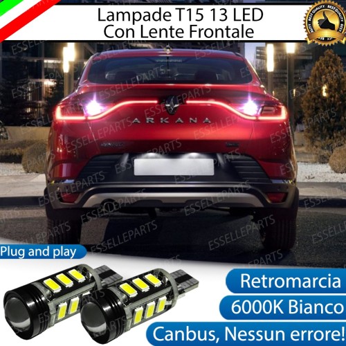 Luci Retromarcia Led Canbus RENAULT ARKANA 6000K Luce Bianca No Error