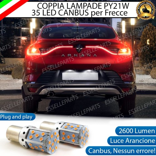 Coppia Frecce Posteriori PY21W 35 LED Canbus RENAULT ARKANA