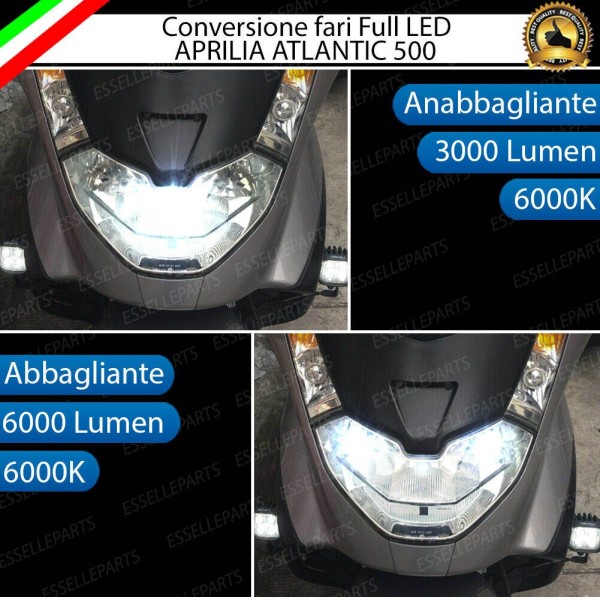 Conversione - ULTRA COMPATTA - Fari Full LED per APRILIA Atlantic (500) (2003-2004)