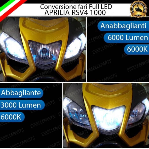 Conversione LED ULTRA COMPATTA per APRILIA RSV4 (1000) (2017-2019) RF