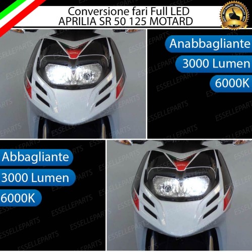 Conversione a LED H11 per APRILIA SR 50 2018-2020 Motard 2t