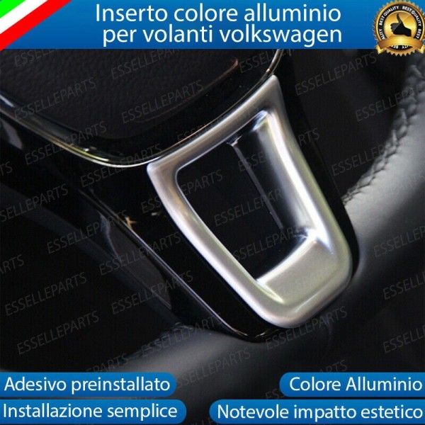 INSERTO IN ALLUMINIO SPORTIVO PER VOLANTE VOLKSWAGEN VW PER VW CADDY