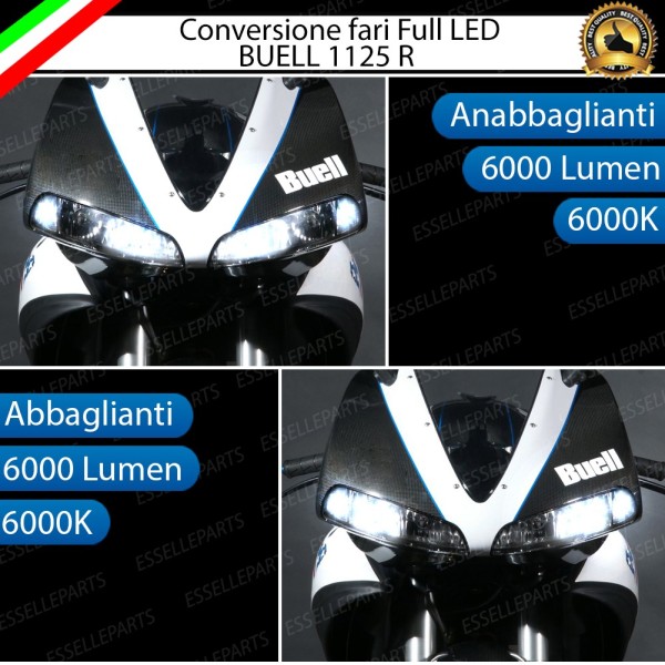 Conversione - ULTRA COMPATTA - Fari Full LED per BUELL 1125 R (2007-2011)