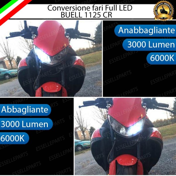 Conversione - ULTRA COMPATTA - Fari Full LED per BUELL 1125 CR (2008-2011)