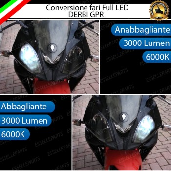Conversione LED ULTRA COMPATTA per DERBI GPR 50 (2008-2017) Racing