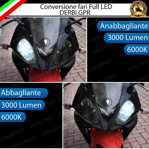 Conversione LED ULTRA COMPATTA per DERBI GPR 50 (2000-2007) Nude