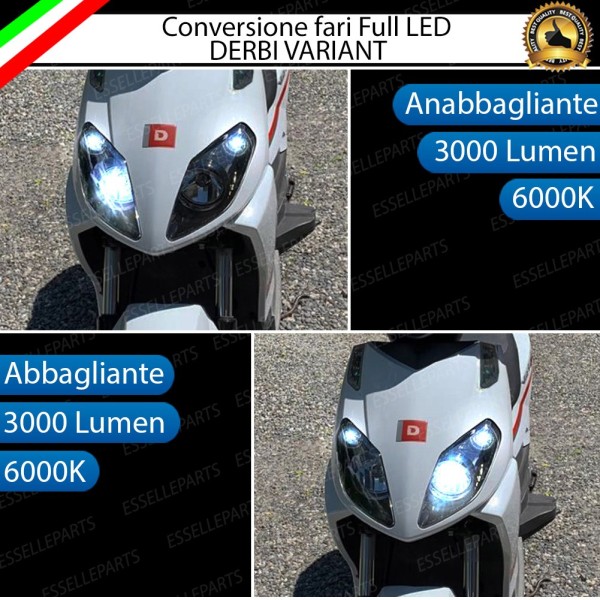 Conversione LED ULTRA COMPATTA per DERBI Variant 125 (2010-2017)
