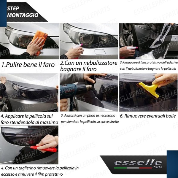 Pellicola Adesiva Nero Lucido Fume' per moto,motorini,scooter BENELLI