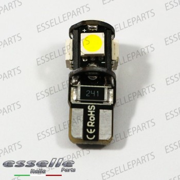 Luci Targa 5 LED Per Fiat Ulysse MK2 Canbus 6000K Bianco