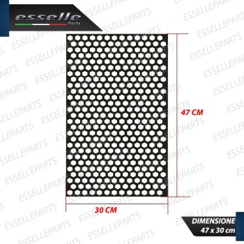 Pellicola Adesiva Per Fari Nido D'Ape Nero Lucido per moto YAMAHA