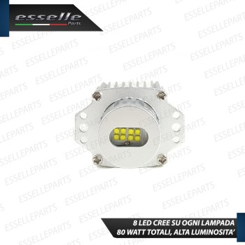 Kit Angel Eyes A Led Cree Canbus 6000k bianco Per BMW Serie 3 E90 E91 Dal 09/2008
