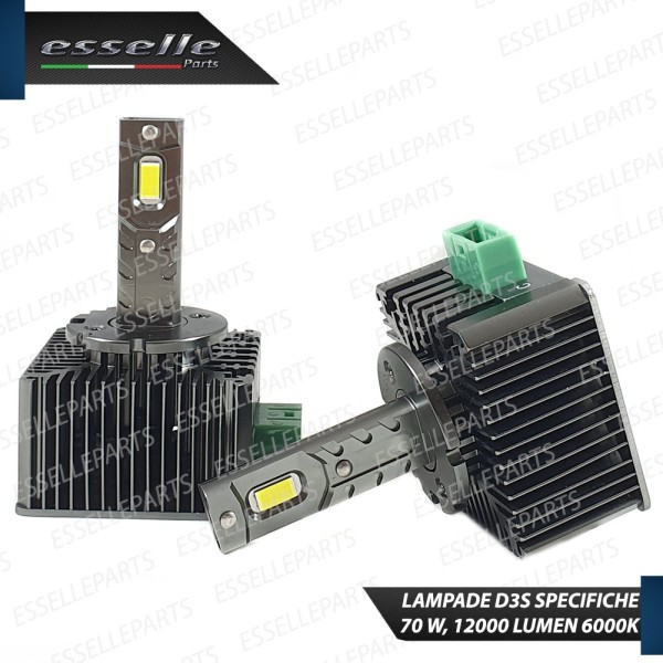 Coppia Lampade D3S Led Da Xenon A Led 12000 Lumen 6000K SKODA Octavia 3 5E