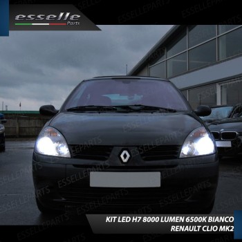Kit Full LED H7 8000 Lumen 6000K Anabbaglianti RENAULT CLIO MK2