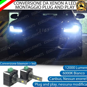 Coppia Lampade D3S Led Da Xenon A Led 12000 Lumen 6000K AUDI A8 D4