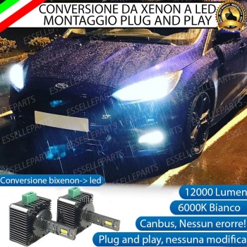 Coppia Lampade D3S Led Da Xenon A Led 12000 Lumen 6000K FORD Focus MK3 Restyling