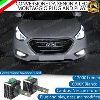 Coppia Lampade D3S Led Da Xenon A Led 12000 Lumen 6000K HYUNDAI IX35 dal 2014 in poi Coppia Lampade D3S Led Da Xenon A Led 12000 Lumen 6000K HYUNDAI IX35 dal 2014 in poi