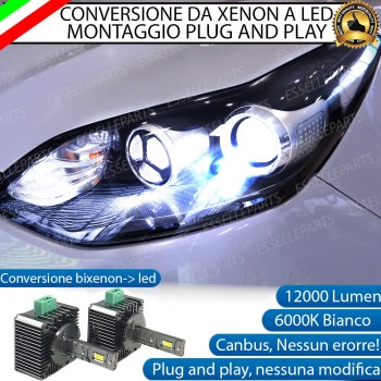 Coppia Lampade D3S Led Da Xenon A Led 12000 Lumen 6000K KIA Sportage 4