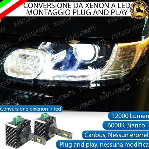 Conversione D3S Led Da Xenon A Led 12000 Lumen 6000K LAND ROVER Range Rover Sport II