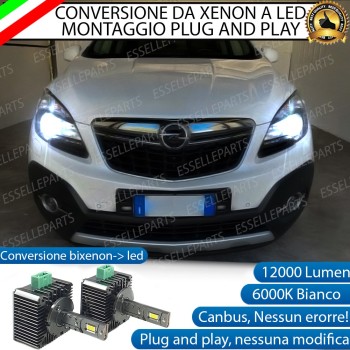 Coppia Lampade D3S Led Da Xenon A Led 12000 Lumen 6000K OPEL Mokka Coppia Lampade D3S Led Da Xenon A Led 12000 Lumen 6000K OPEL Mokka