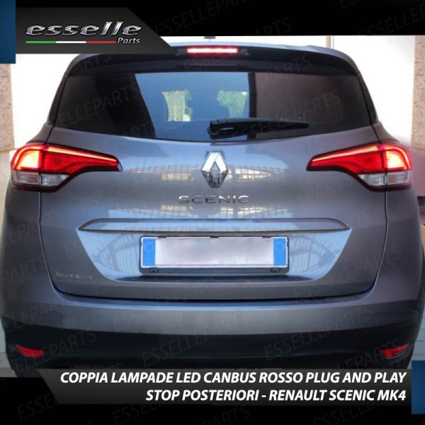 Coppia Lampade LED P21W Stop Posteriori per RENAULT SCENIC 4