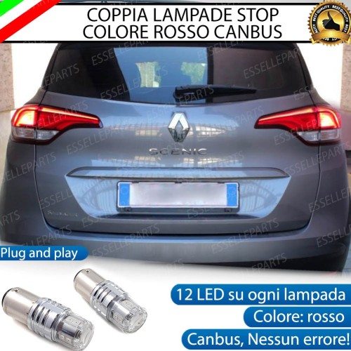 Coppia Lampade LED P21W Stop Posteriori per RENAULT SCENIC 4