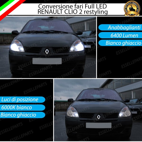 Conversione Fari Full LED RENAULT CLIO II