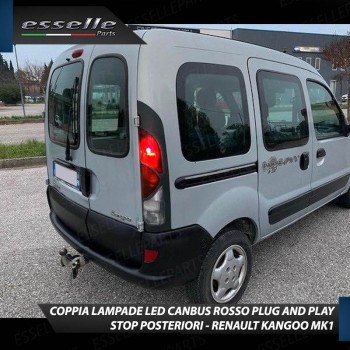 Coppia Lampade LED BAY15D Stop / Posizione Posteriori per RENAULT KANGOO 1