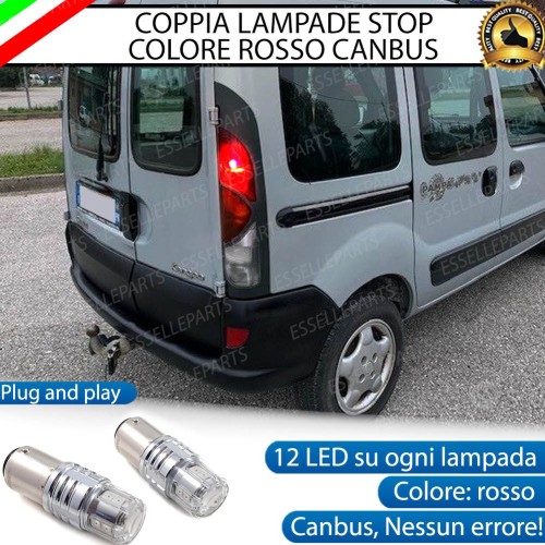 Coppia Lampade LED BAY15D Stop / Posizione Posteriori per RENAULT KANGOO 1