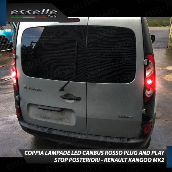 Coppia Lampade LED BAY15D Stop / Posizione Posteriori per RENAULT KANGOO 2