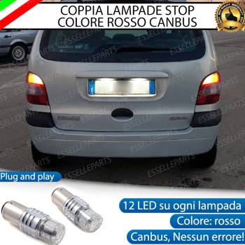 Coppia Lampade LED BAY15D Stop / Posizione Posteriori per RENAULT SCENIC 1