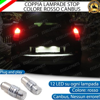 Coppia Lampade LED BAY15D Stop / Posizione Posteriori per RENAULT SCENIC 2 Coppia Lampade LED BAY15D Stop / Posizione Posteriori per RENAULT SCENIC 2