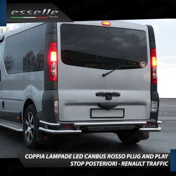 Coppia Lampade LED BAY15D Stop / Posizione Posteriori per RENAULT TRAFIC