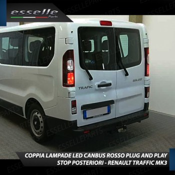 Coppia Lampade LED BAY15D Stop / Posizione Posteriori per RENAULT TRAFIC 3