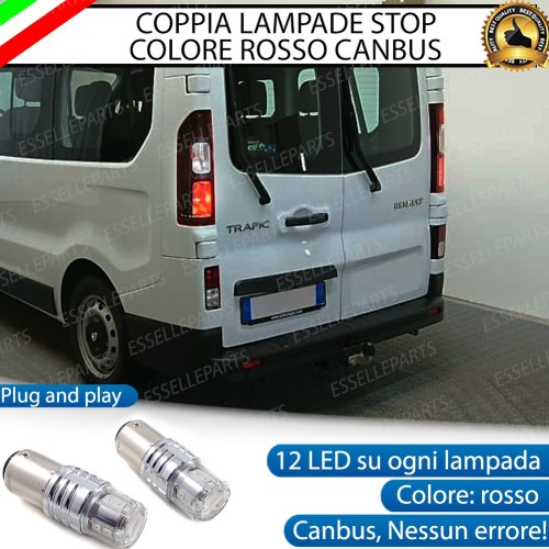 Coppia Lampade LED BAY15D Stop / Posizione Posteriori per RENAULT TRAFIC 3