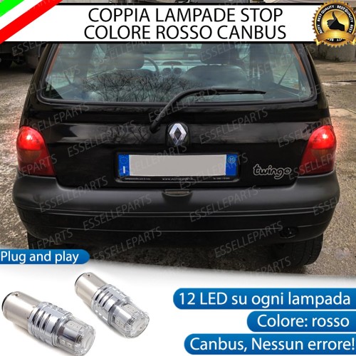 Coppia Lampade LED BAY15D Stop / Posizione Posteriori per RENAULT TWINGO 1